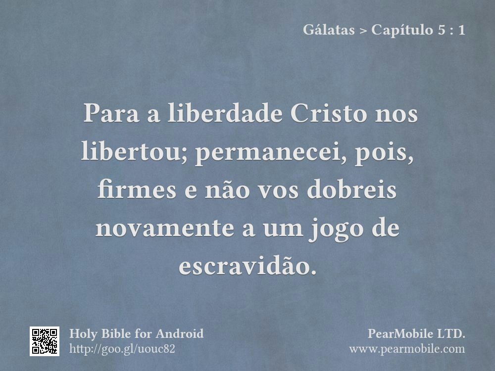Gálatas, Capítulo 5:1